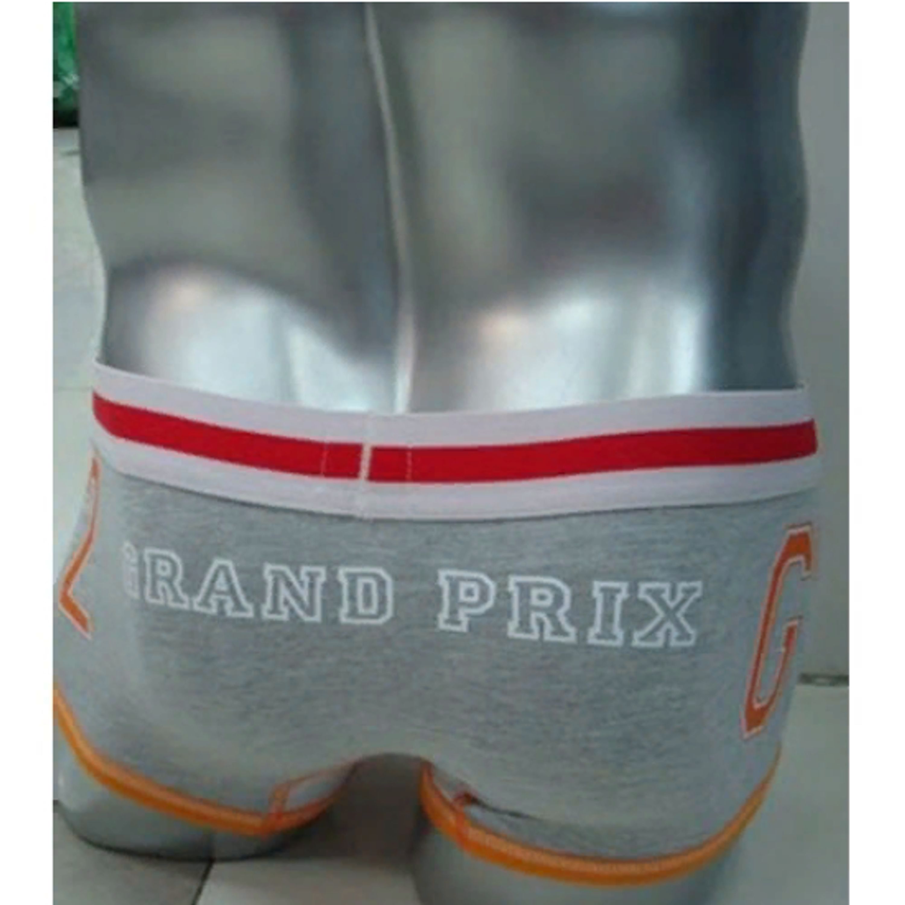 Мужские трусы хипсы TOOT Gran Pix Boxer Grey & Orange TT00004 фото 2