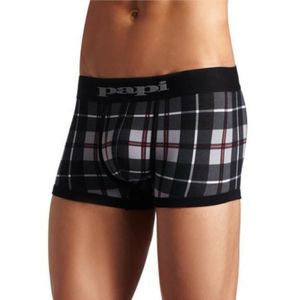 Фото Мужские трусы боксеры серые в клетку PAPI 