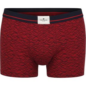 Фото Мужские трусы боксеры бордовые с узором Tom Tailor 070499/6061 435