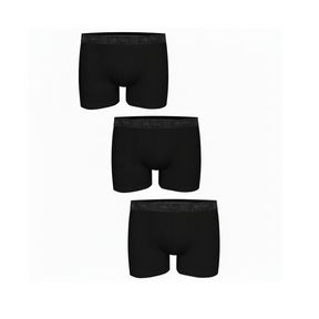 Фото Набор мужских трусов боксеров 3в1 черные JOHN FRANK JF3BBLK01