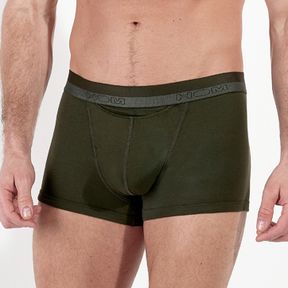 Фото Мужские трусы боксеры хаки HOM HO1 35-9520-00DK