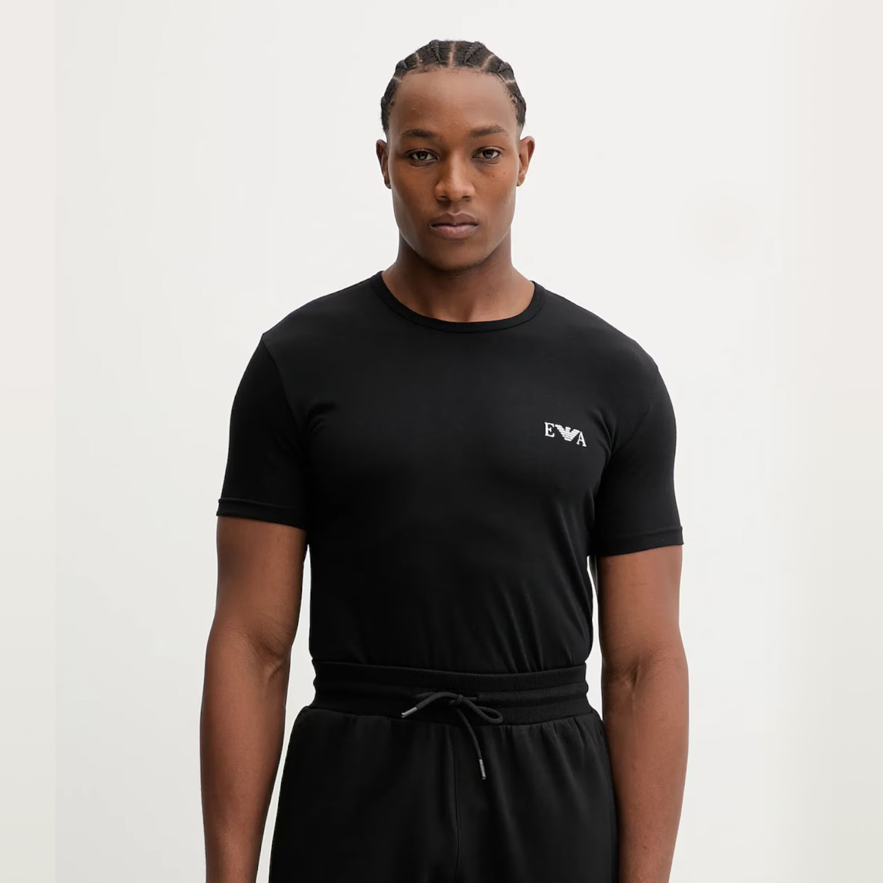 Набор мужских футболок 2в1 черные Emporio Armani EM001849_AF14131 фото 2
