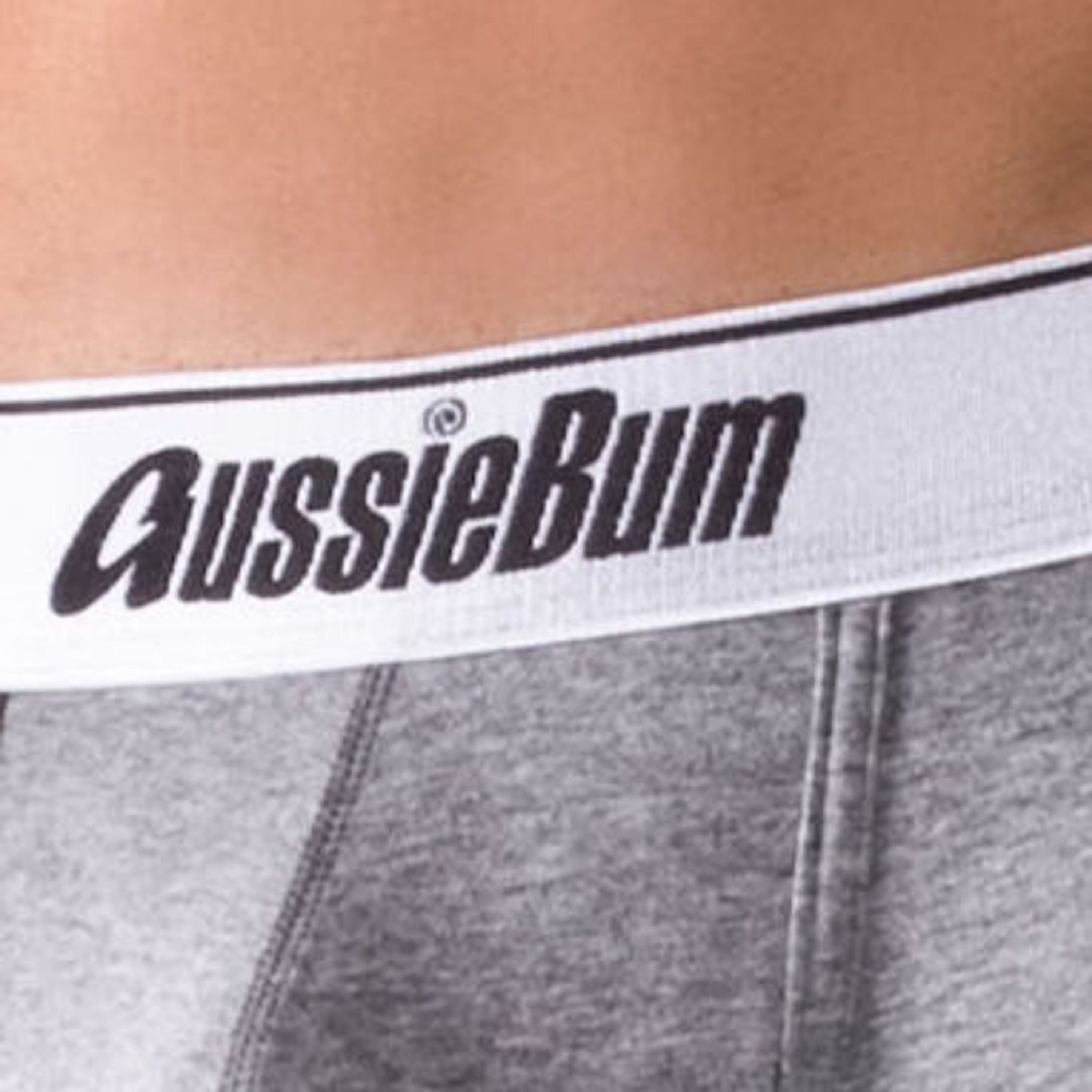Мужские трусы боксеры серые Aussiebum Cotton Soft Hip Metro Grey фото 3