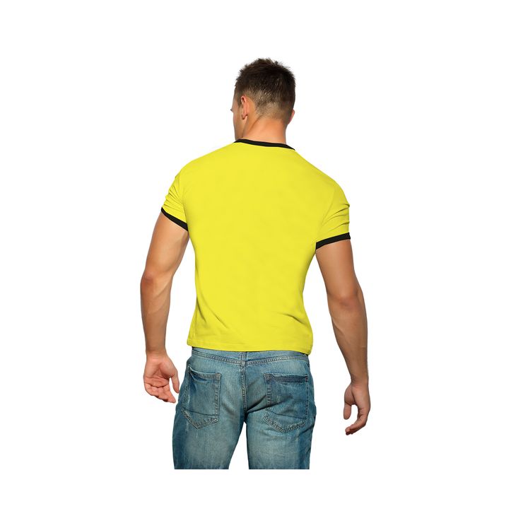 Мужская футболка желтая с принтом Scandaloso Белка 060123m-EP фото 3