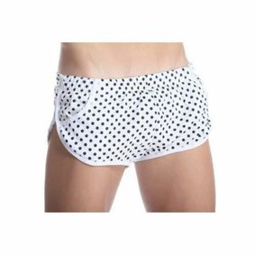 Фото Мужские шорты белые в горошек Gillbro White Polka Dot Shorts