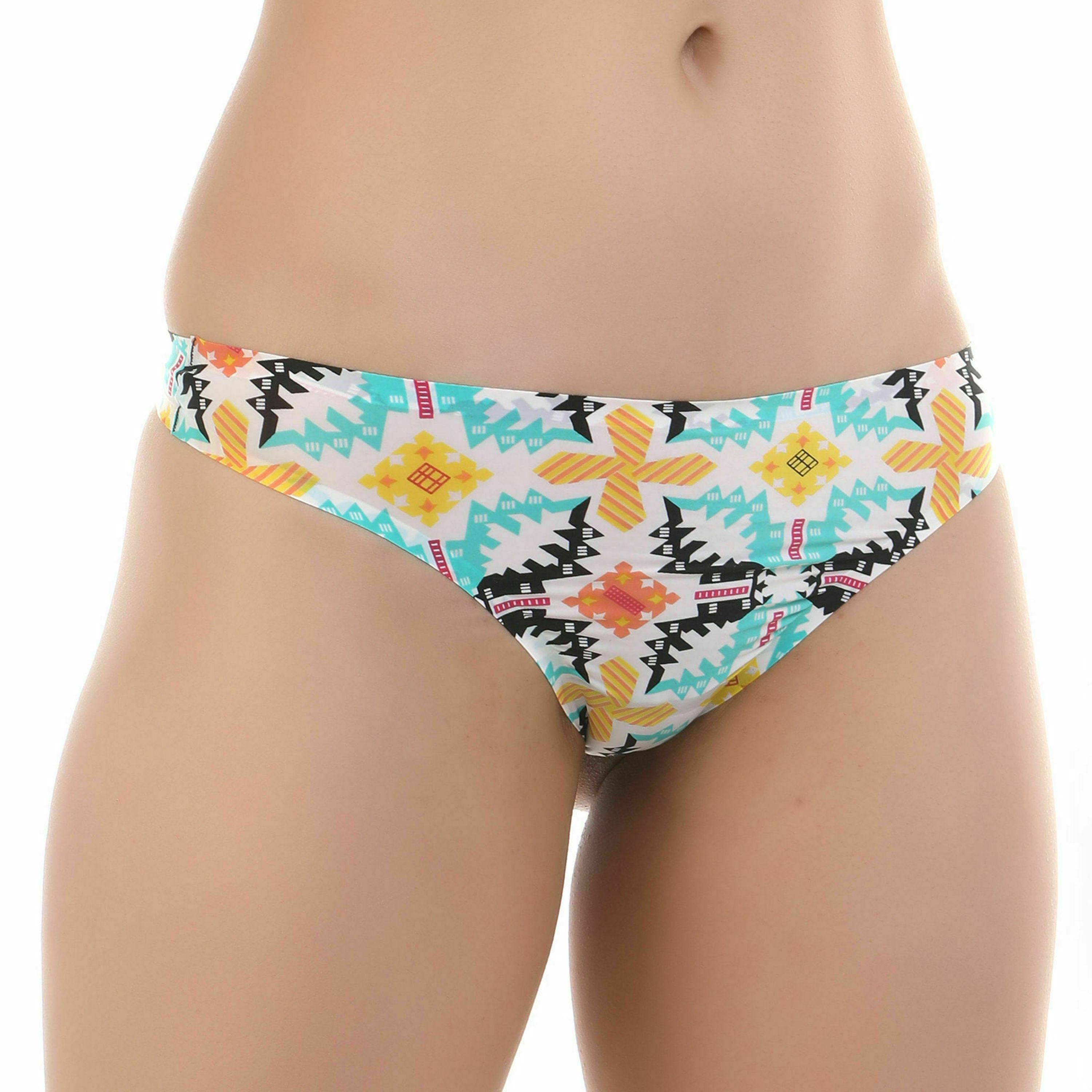 Женские трусы стринги с разноцветным принтом ROMEO ROSSI RR1506-3 фото 1