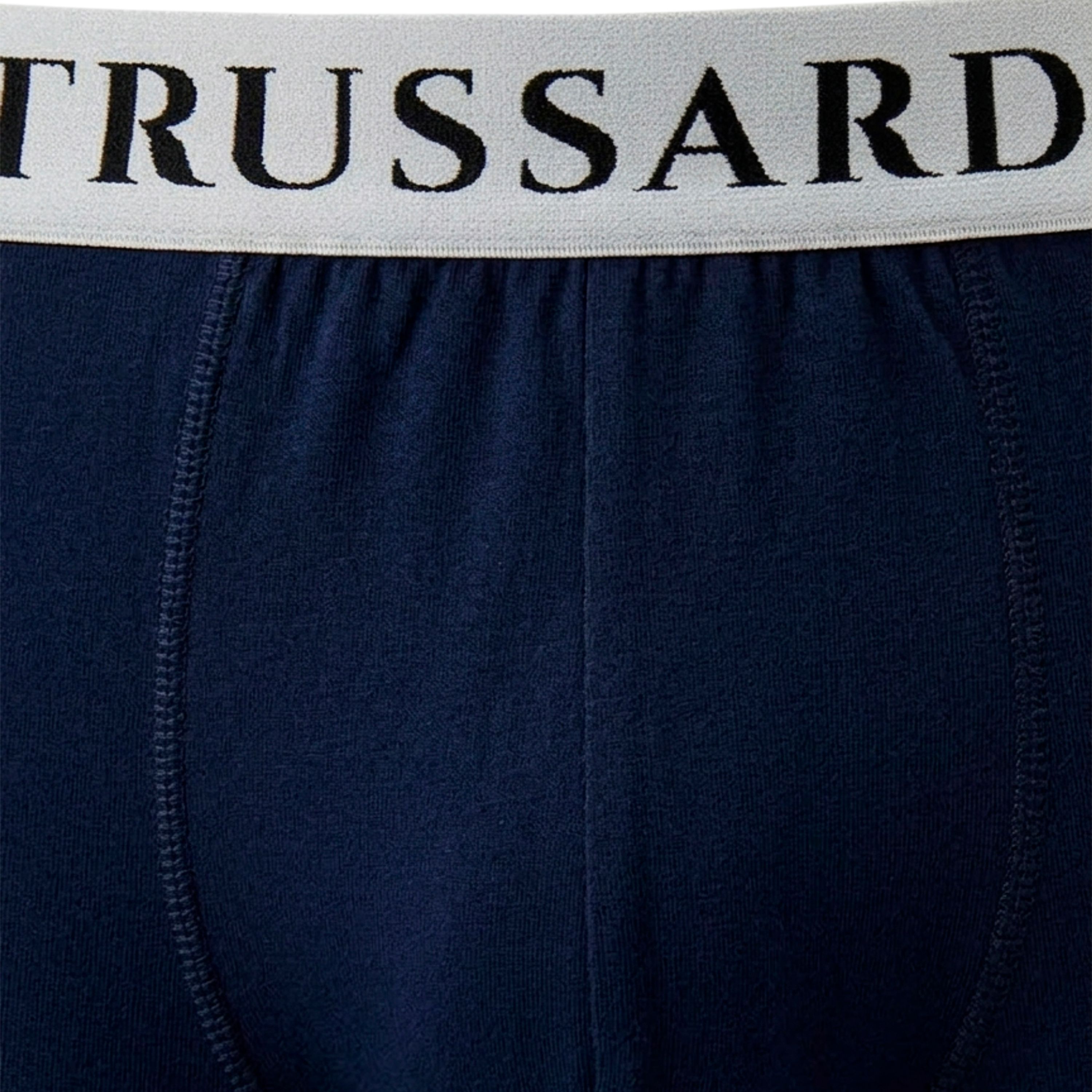 Набор мужских трусов боксеров 2в1 синие TRUSSARDI TRU2UTR01 фото 3