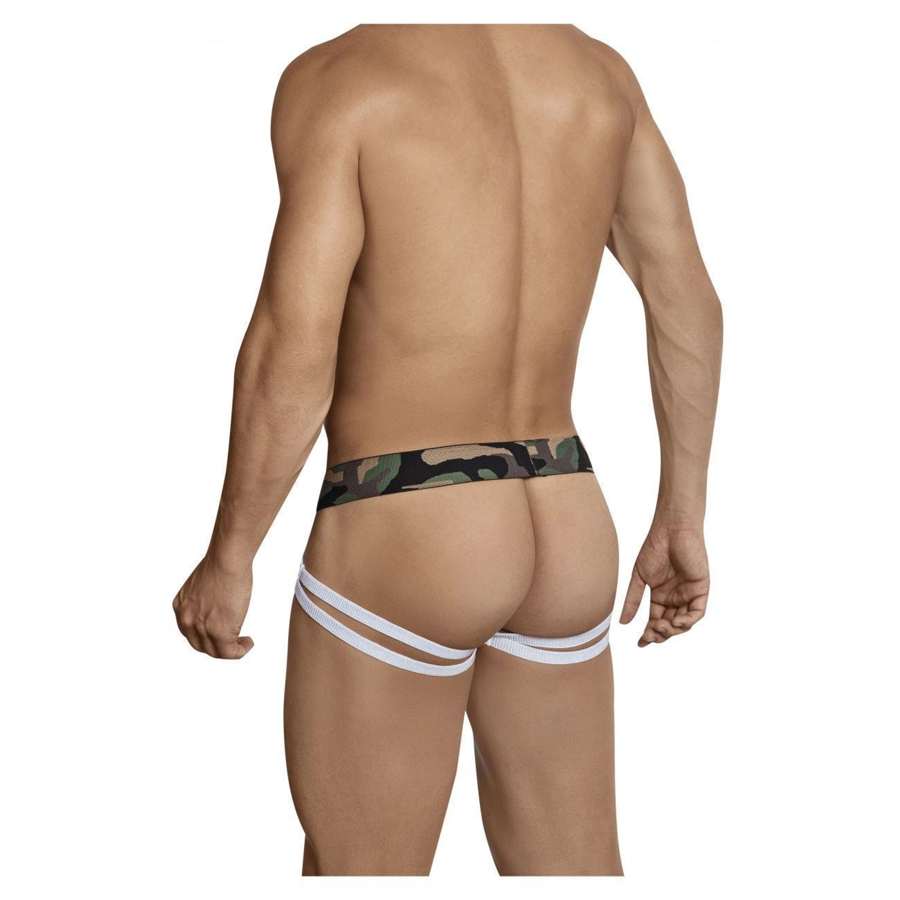 Мужские трусы джоки белые Clever Moda Hostiliano Jockstrap 302201 фото 4