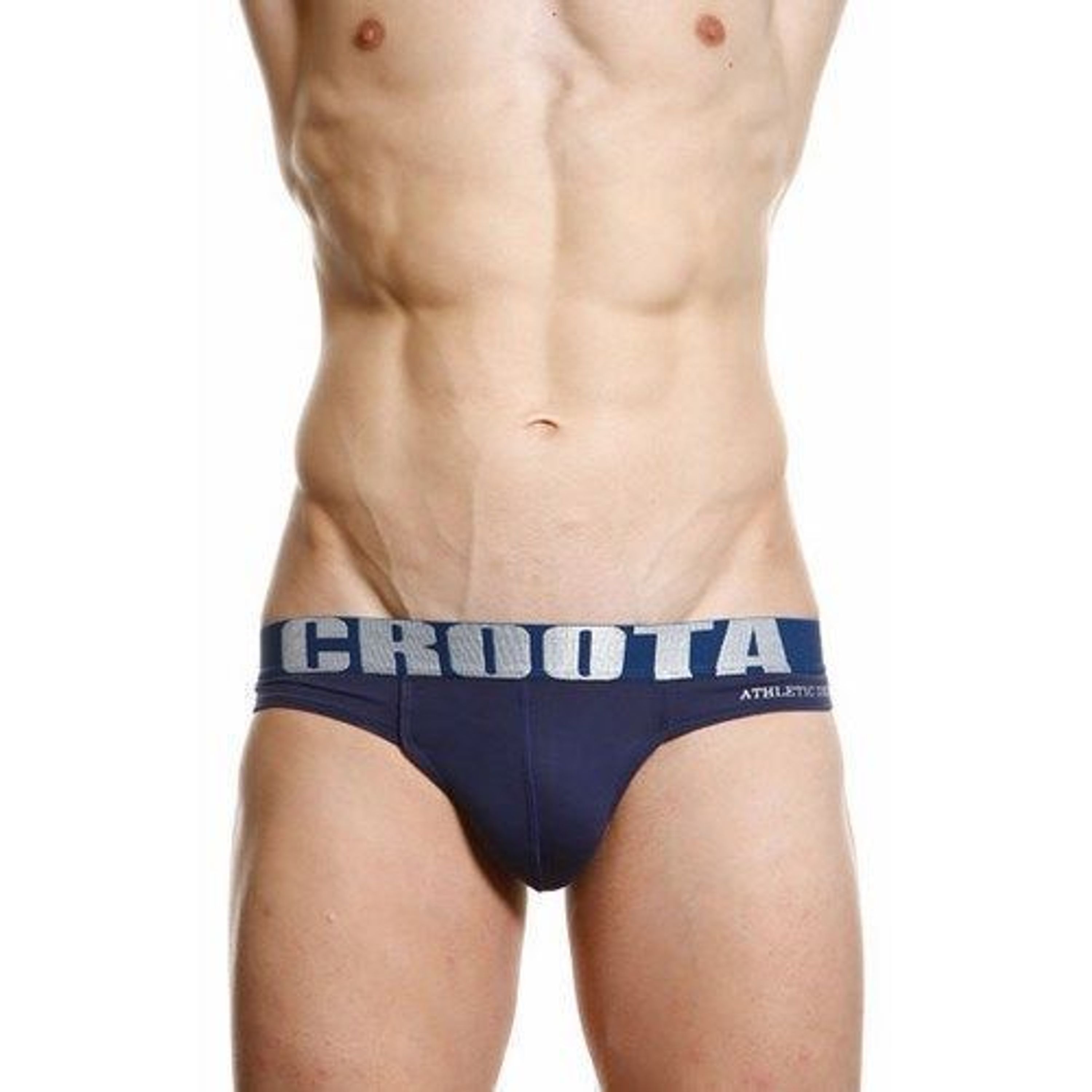 Мужские трусы слипы темно-синие CROOTA Inner Sport Bikini Brief Dark Navy CR00030 фото 1