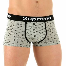 Фото Мужские трусы боксеры серые Supreme LV