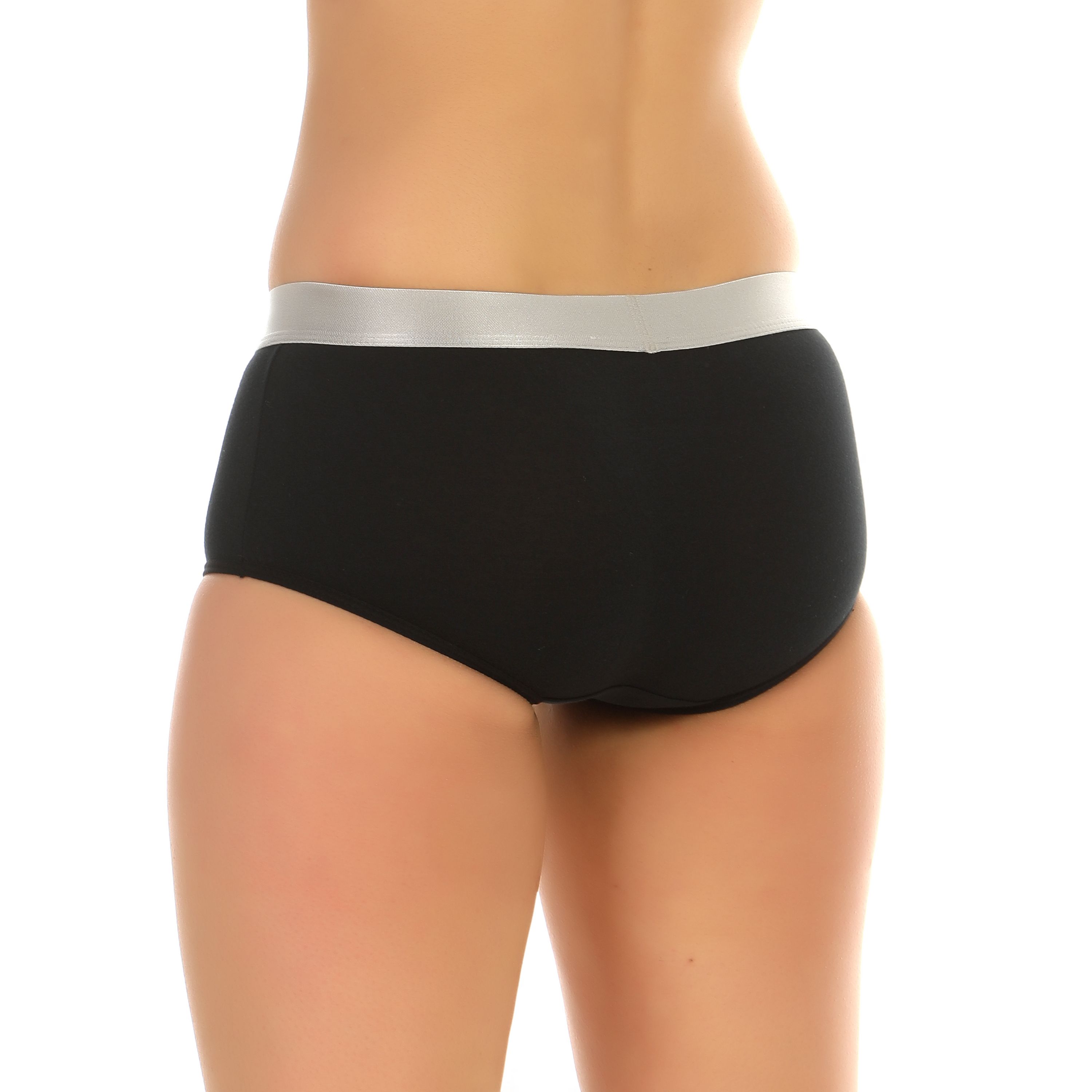 Женские трусы-шорты черные Calvin Klein Women Steel Black фото 2