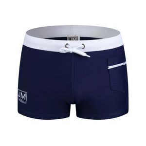 Фото Мужские плавки боксеры темно-синие JOCKMAIL JM702-16