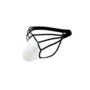 Фото Мужские трусы стринги белые Romeo Rossi RR1022-10