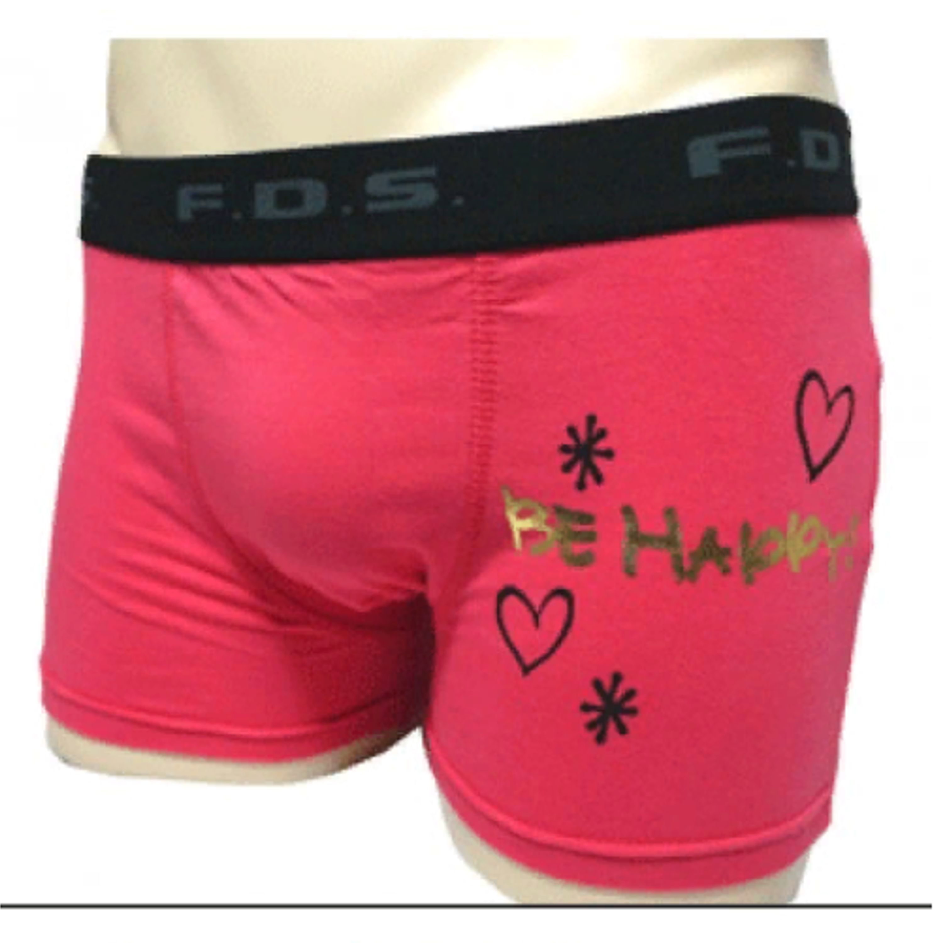 Мужские трусы боксеры розовые F.D.S. 0-1FDS001 фото 1