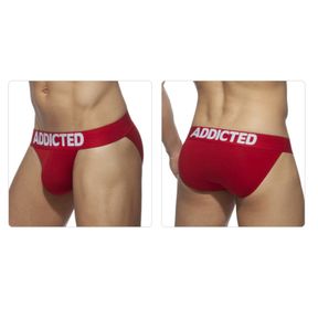 Фото Мужские трусы танга красные Addicted AD3012-8