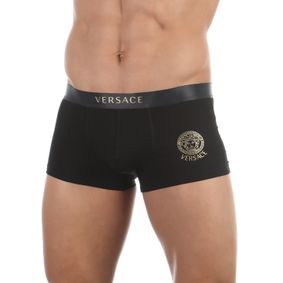 Фото Мужские трусы боксеры черные Versace