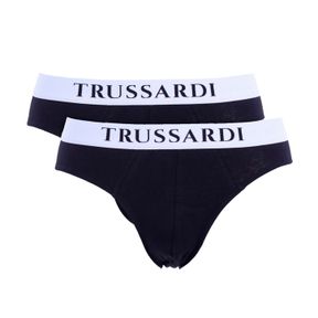 Фото Набор мужских трусов брифов 2в1 синие TRUSSARDI TRU2USP01