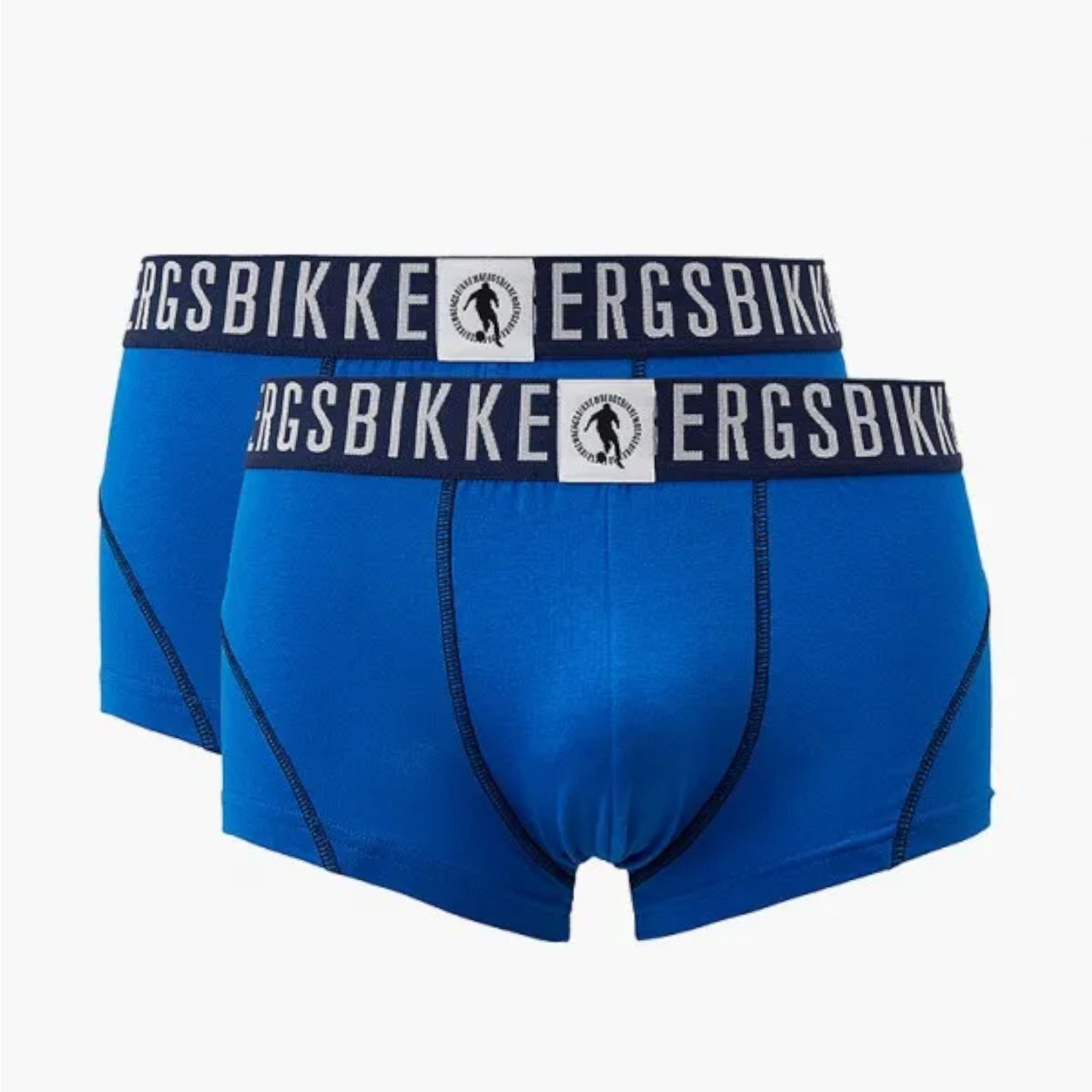 Мужские трусы хипсы синие набор 2 в 1 Bikkembergs FASHION PUPINO BKK1UTR06BI фото 1