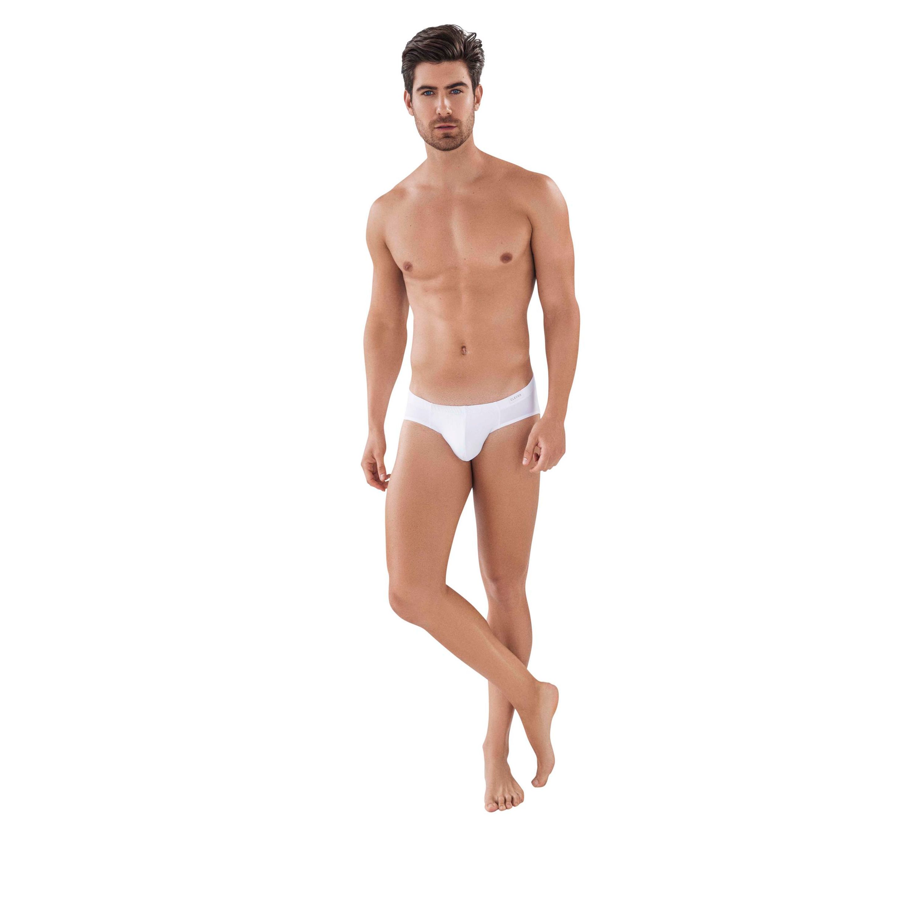 Мужские трусы брифы белые Clever CLEVER LATIN BRIEF 087301 фото 1