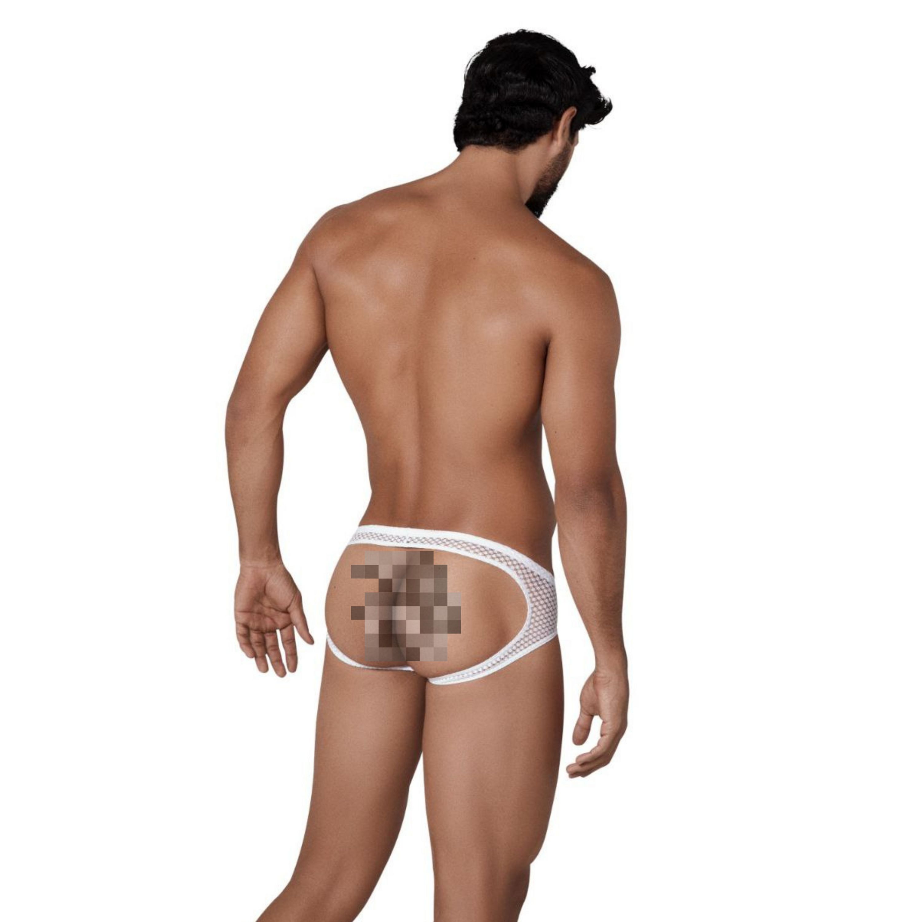 Мужские трусы джоки белые Clever URGE JOCKSTRAP 131701 фото 3