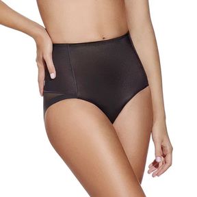 Фото Женские трусы слипы утягивающие высокие черные Creaciones Selene 907 CONTROL/negro