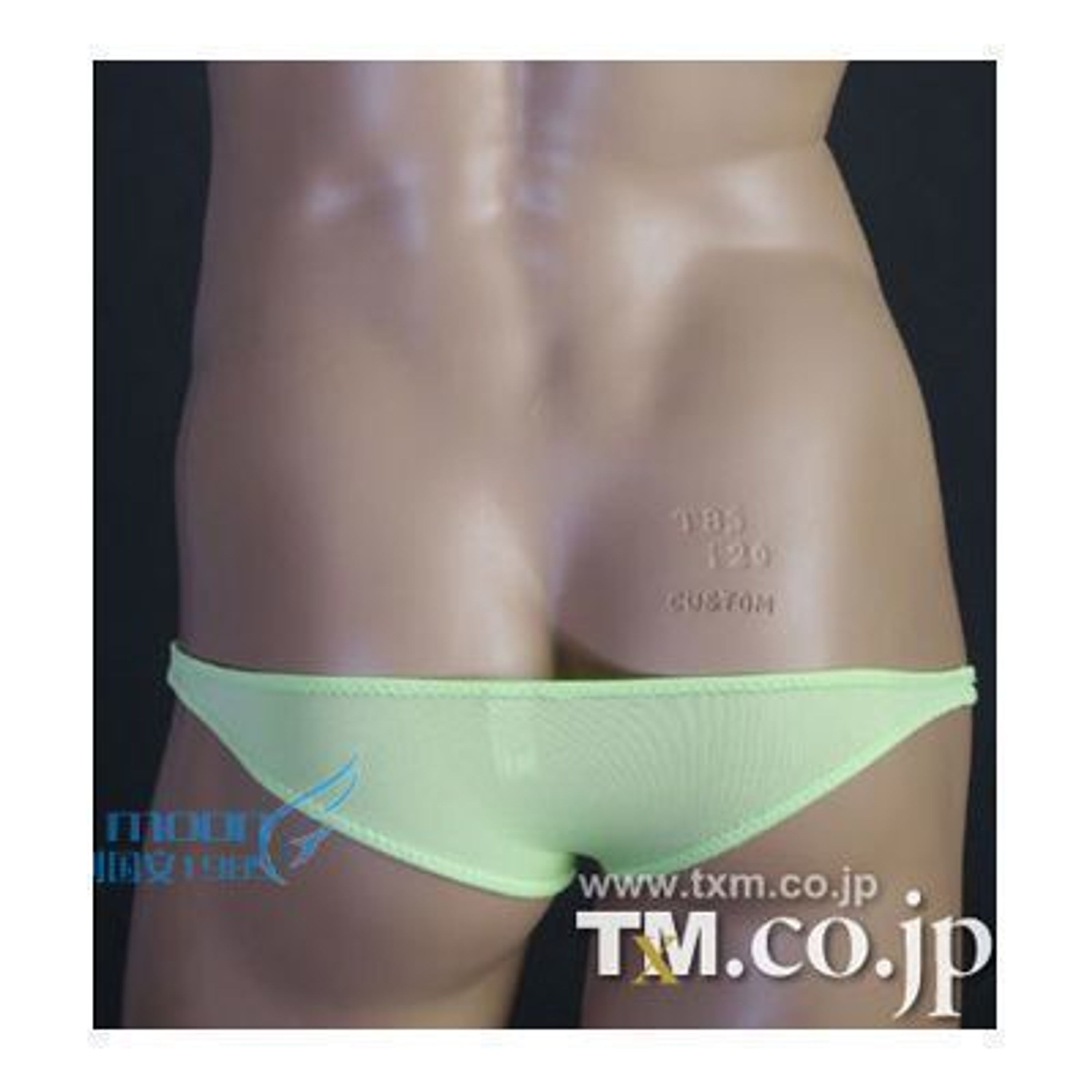 Мужские трусы танга салатовые TM Collection 3162 фото 2