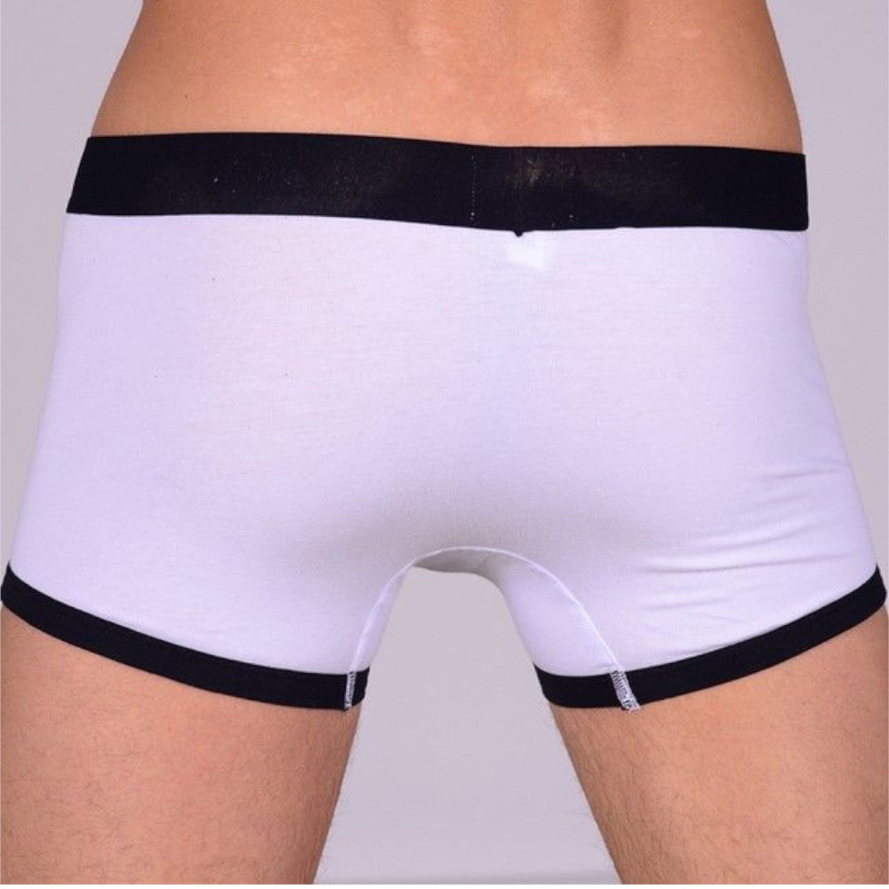 Мужские трусы боксеры белые Dolce Gabbana Classic Trunks фото 3