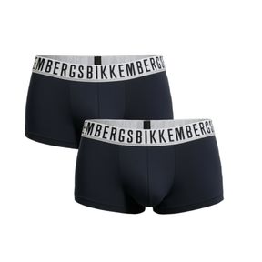 Фото Мужские трусы хипсы синие набор 2 в 1 Bikkembergs ESSENTIAL BKK1UTR01BI/2