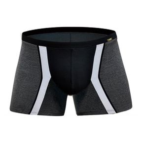 Фото Мужские трусы боксеры черные с серой вставкой Doreanse 1720 Boxer