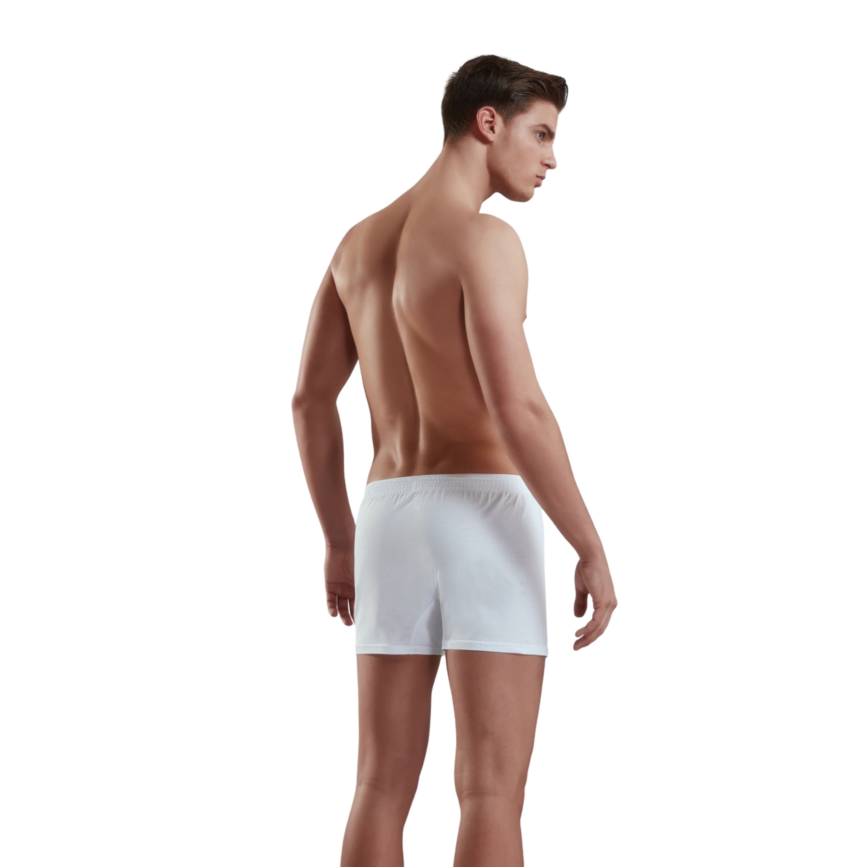 Мужские трусы-шорты plus-size белые Doreanse 1511P фото 2