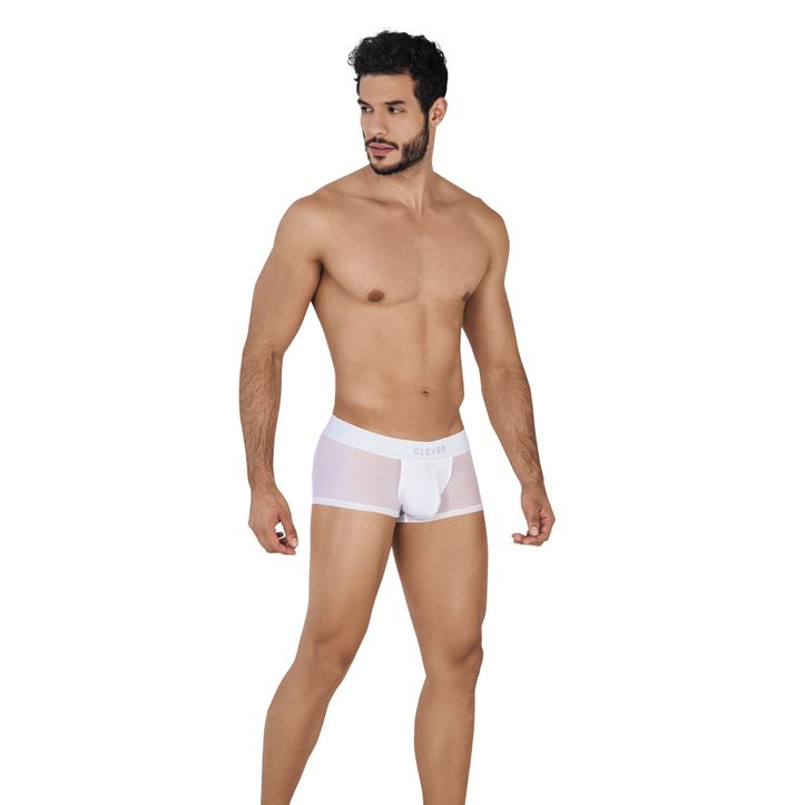 Мужские трусы боксеры белые Clever LUXURY BOXER 061701 фото 2