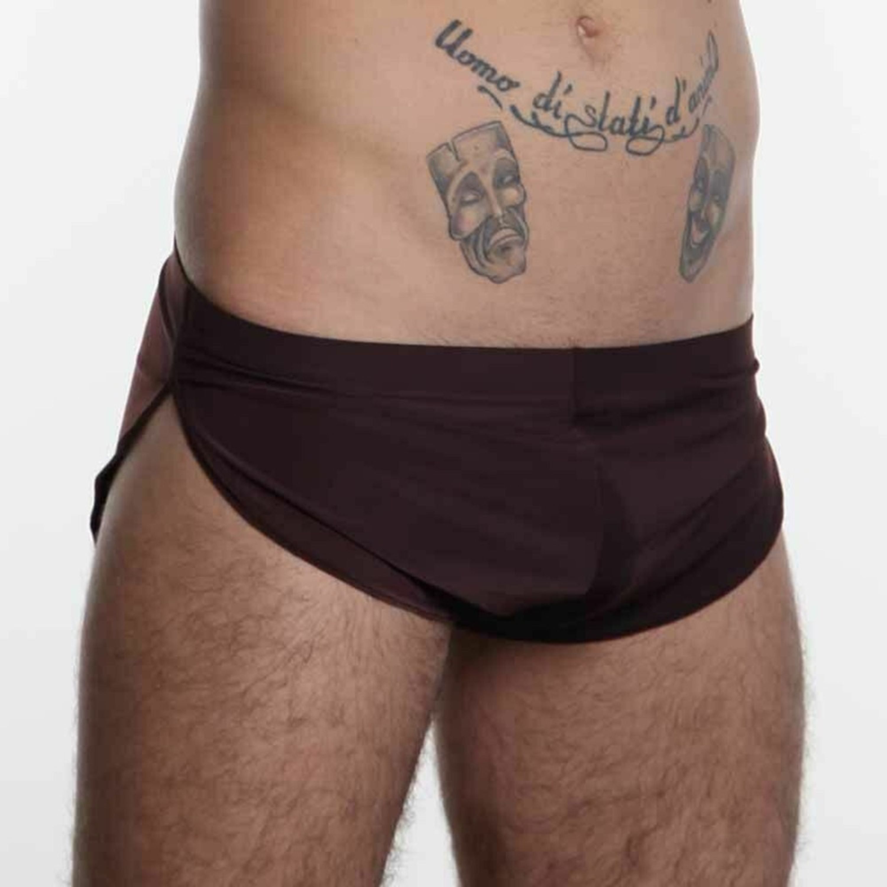Мужские шорты коричневые N2N Bodywear Brief Brown N2N0011 фото 3