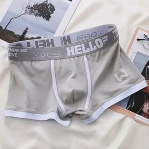 Фото Мужские трусы боксеры серые Romeo Rossi RR6108-3