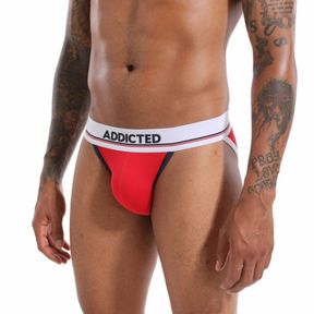Фото Мужские трусы танга красные Addicted AD3014-8