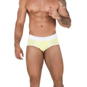 Фото Мужские трусы брифы желтые Clever Moda TETHIS PIPING BRIEF 150903