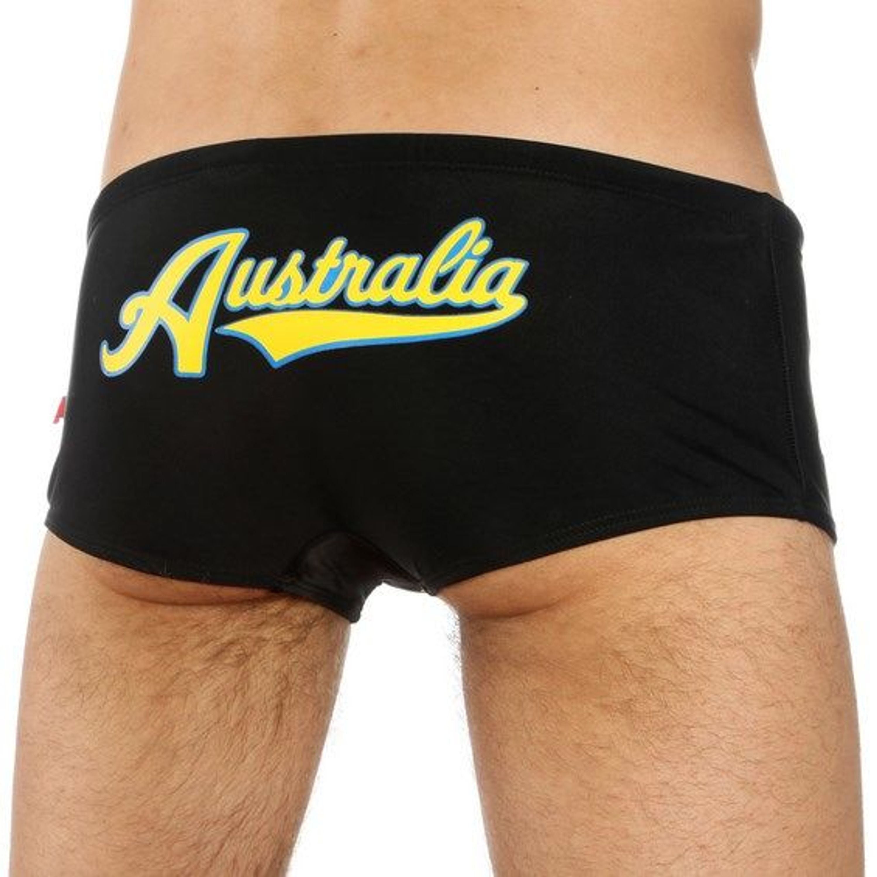 Мужские плавки боксеры черные AussieBum Australia  фото 2