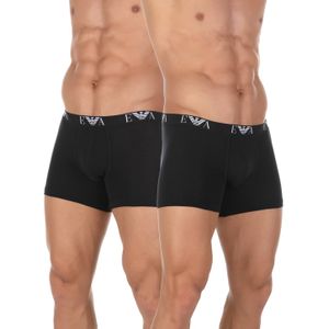 Фото Набор мужских трусов боксеров 2в1 черные Emporio Armani 111284_CC715 07320