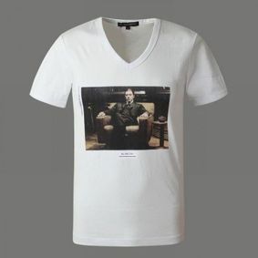 Фото Мужская футболка белая с принтом Dolce Gabbana Al Pacino