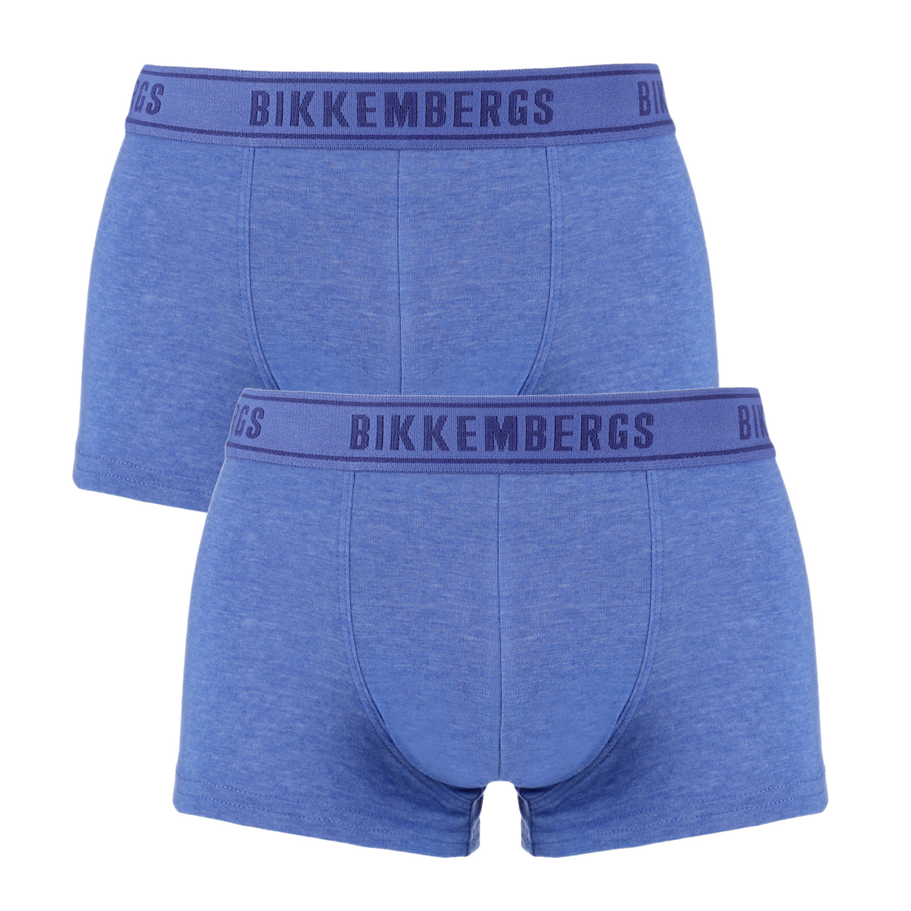 Мужские трусы хипсы (синий) набор 2 в 1 Bikkembergs BKK1UTR15BI фото 1