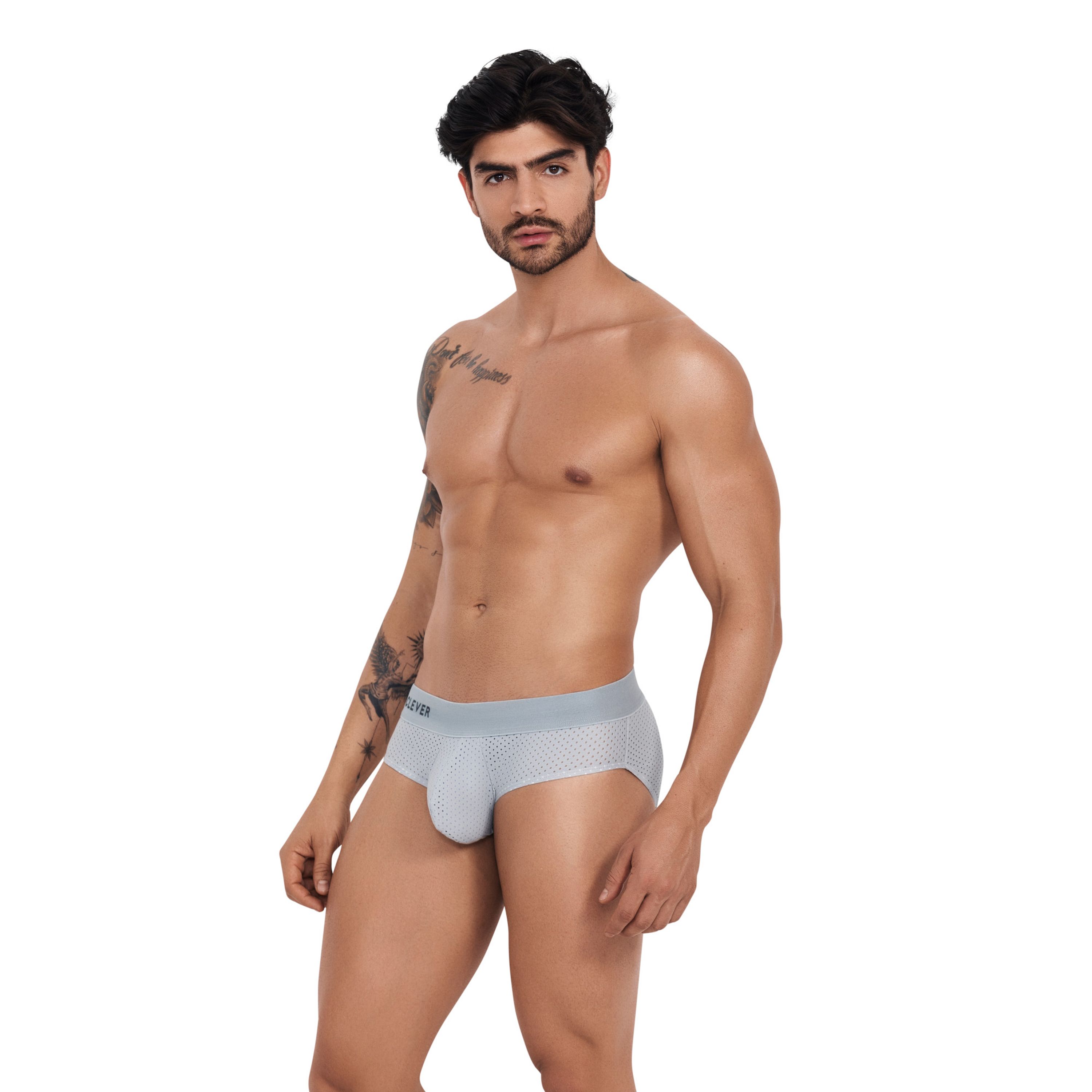 Мужские трусы брифы серые Clever EUPHORIA BRIEF 120812 фото 2