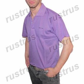 Фото Мужская футболка поло сиреневая Paul Smith