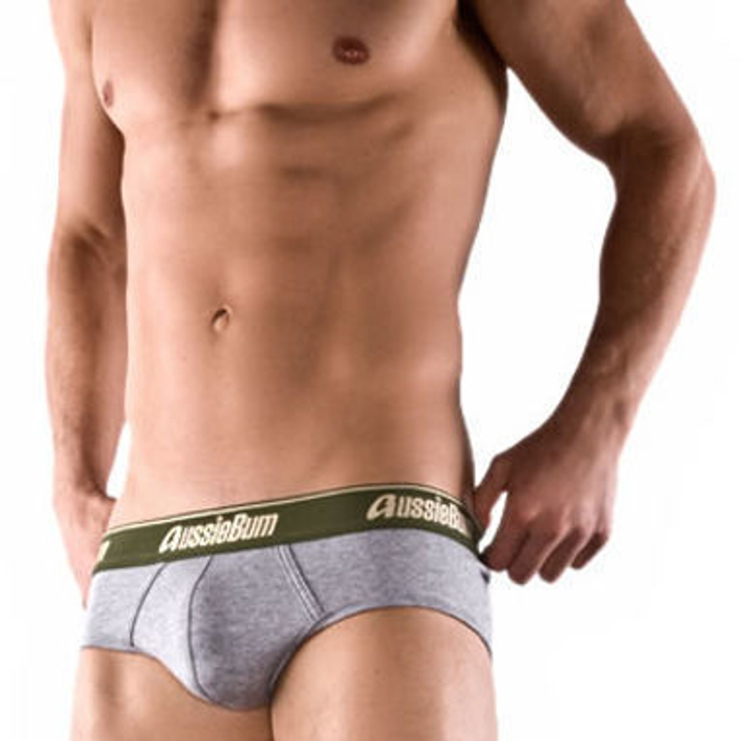 Мужские трусы брифы Aussiebum Cotton Soft Brief Mountain Grey фото 1