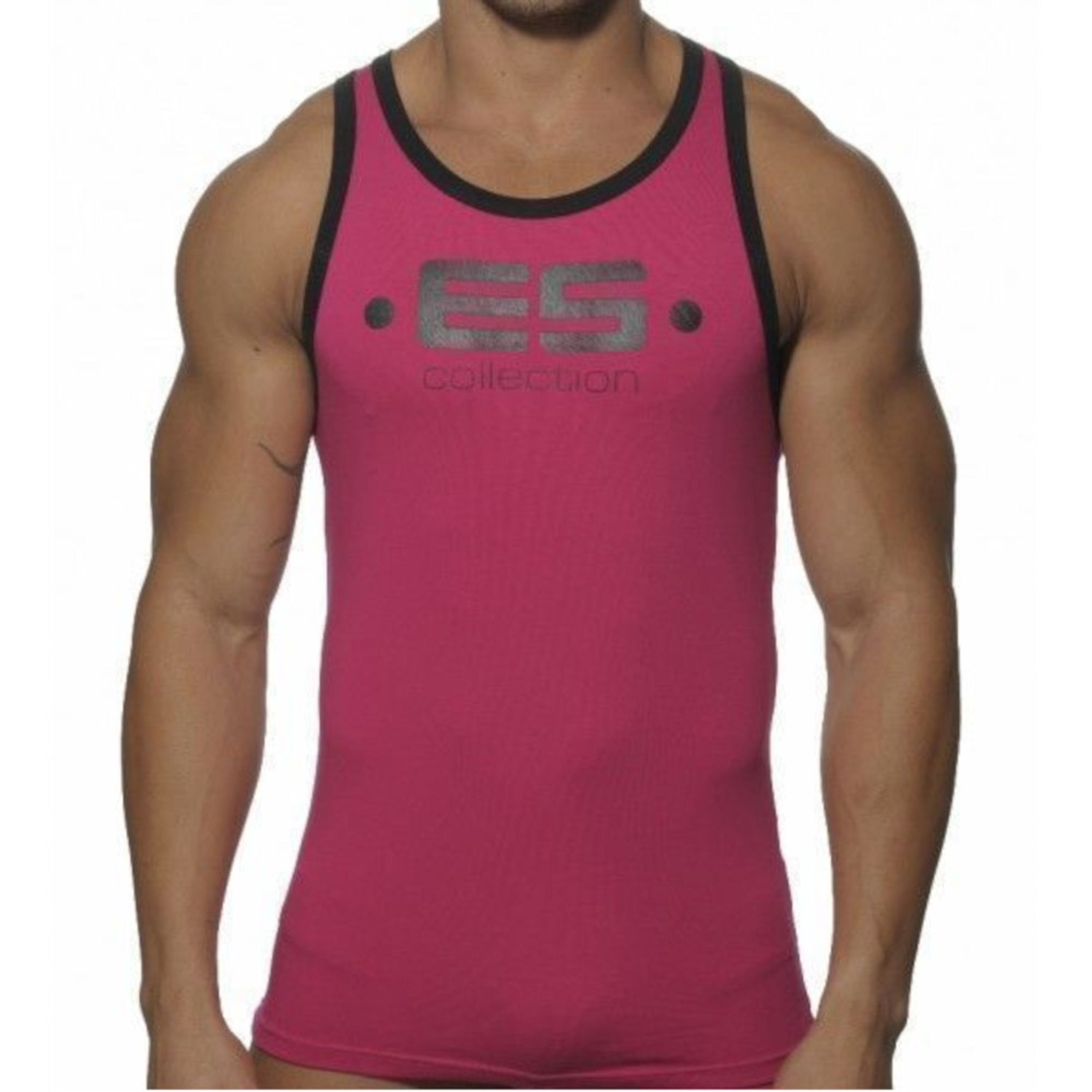 Мужская майка фуксия ES COLLECTION TANK TOP MAGENTA фото 1