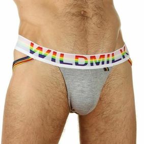 Фото Мужские трусы джоки серые WildMilk Rainbow 