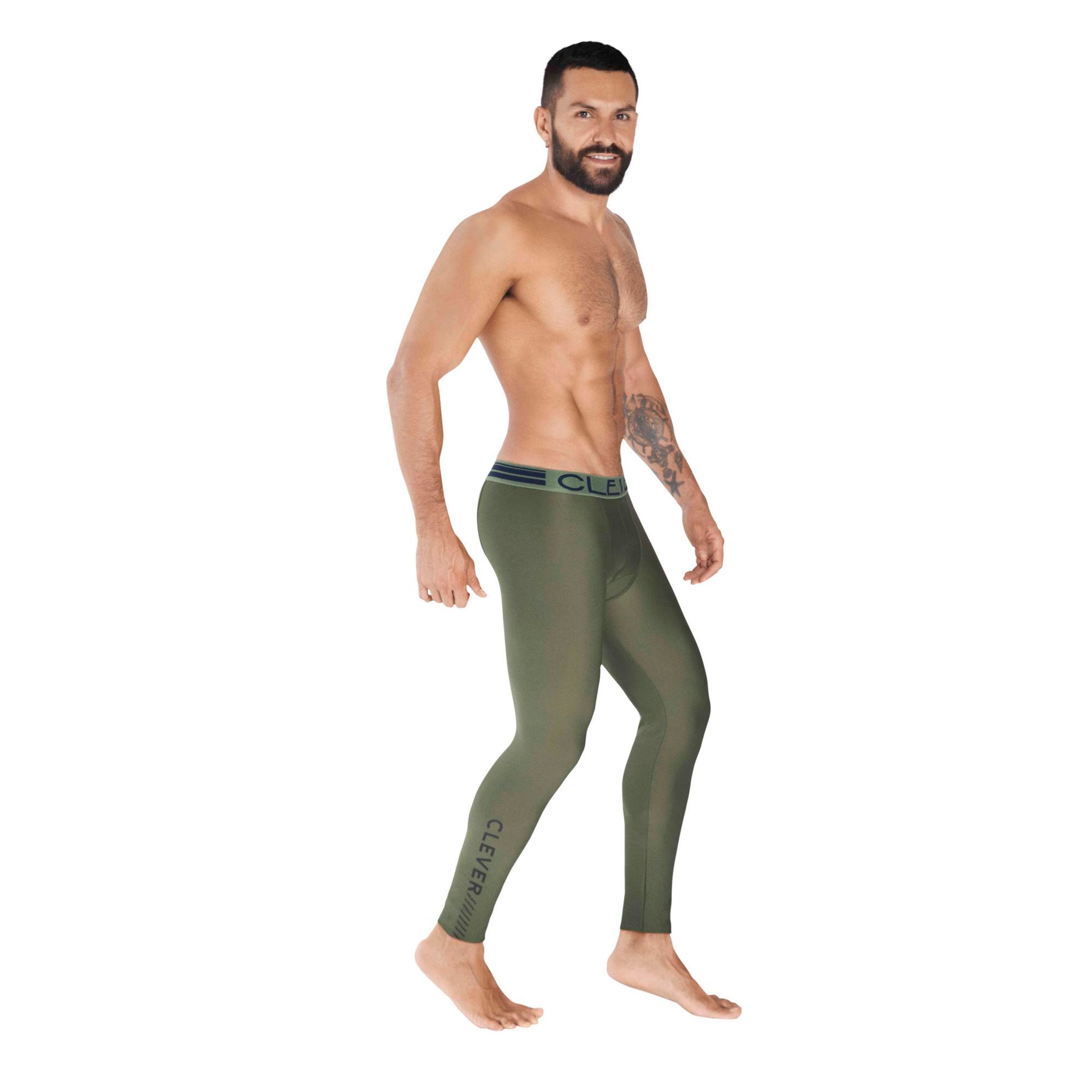 Мужские легинсы хаки Clever IDEAL LONG JOHNS 037210 фото 2