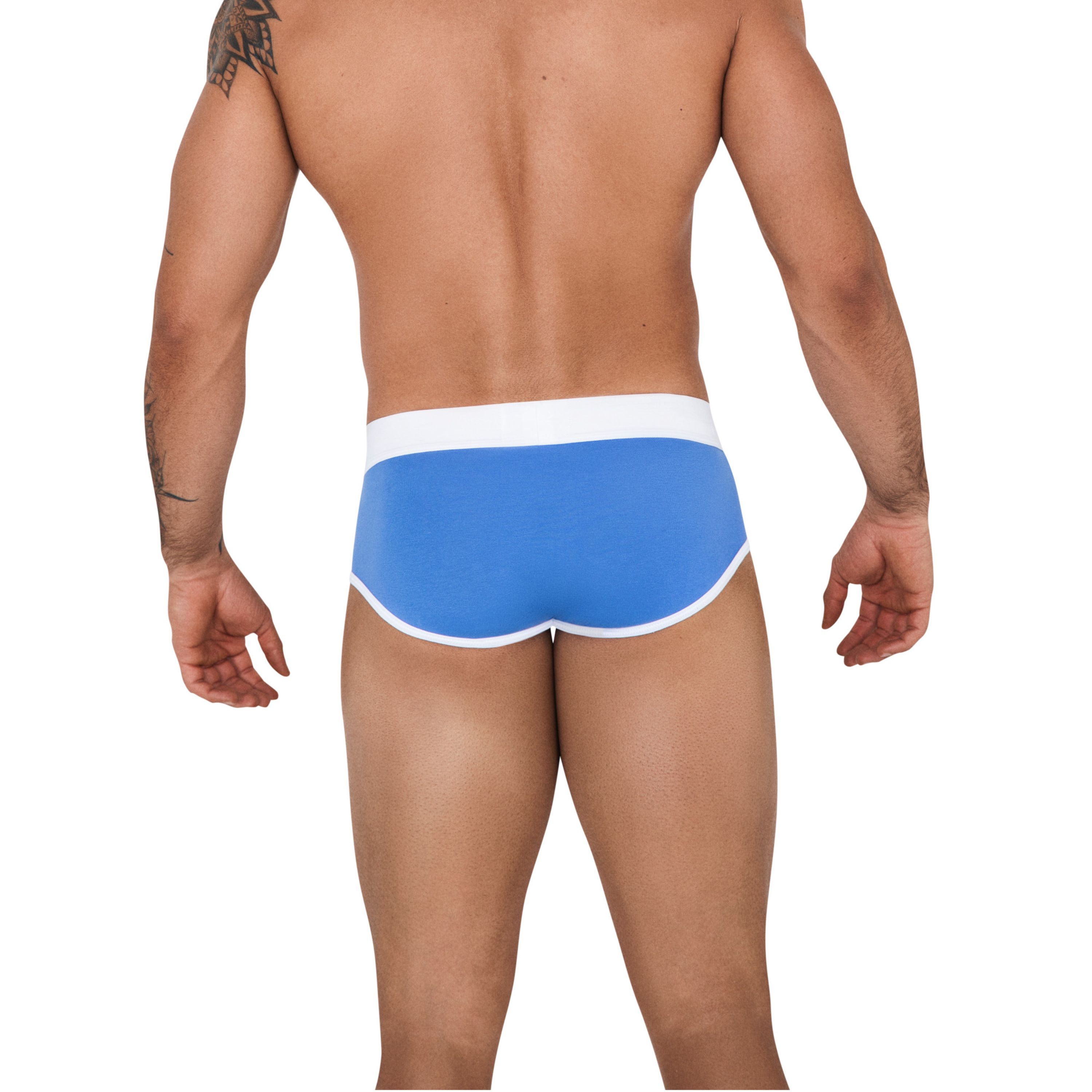 Мужские трусы брифы синие Clever TETHIS PIPING BRIEF 150907 фото 3