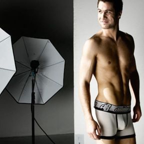 Фото  Мужские трусы боксеры Aussiebum Lightening Boxer Black & White