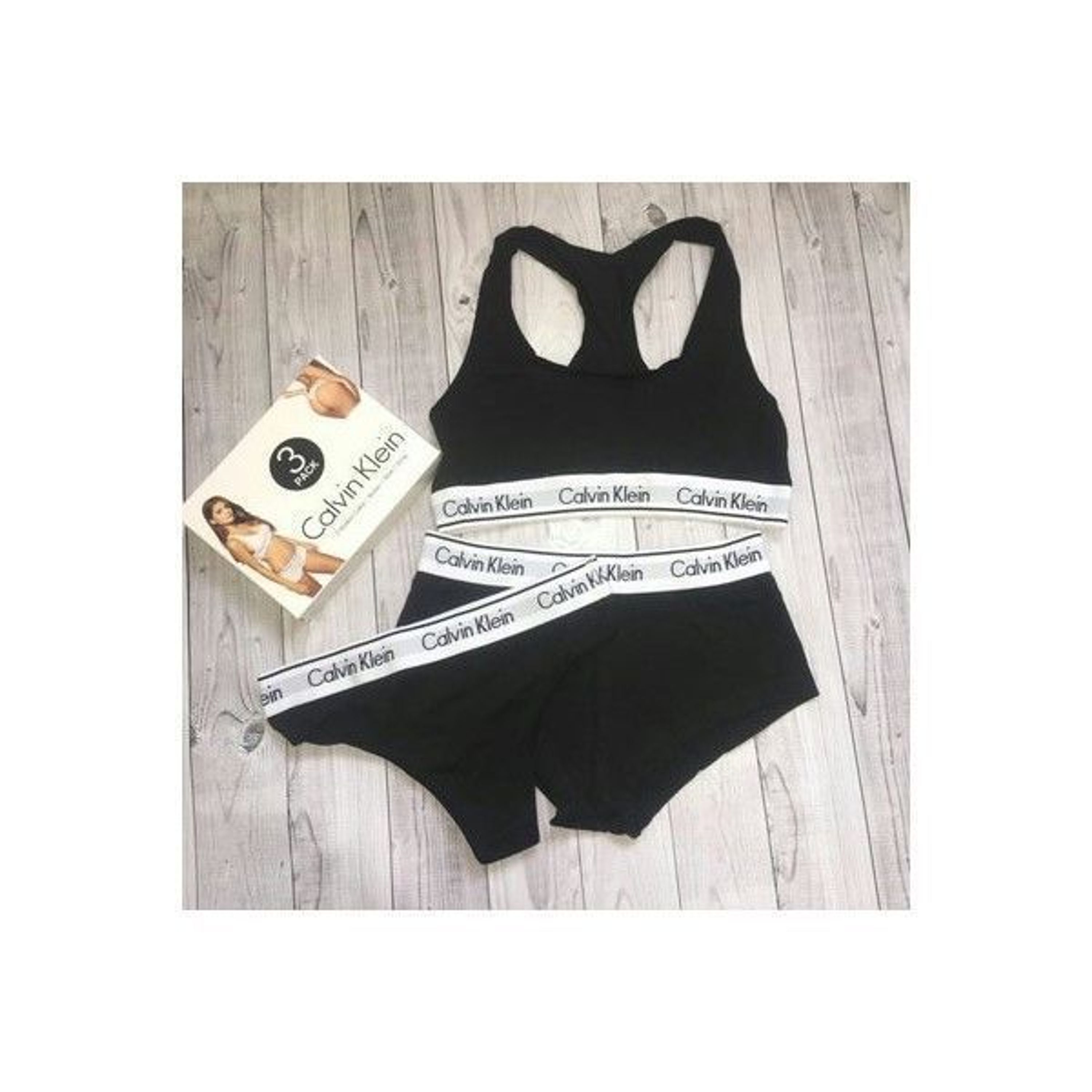 3 Calvin Klein Women Black 3 Pack