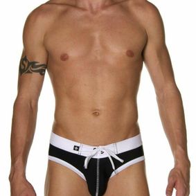 Фото Мужские плавки Andrew Christian Black White ART917