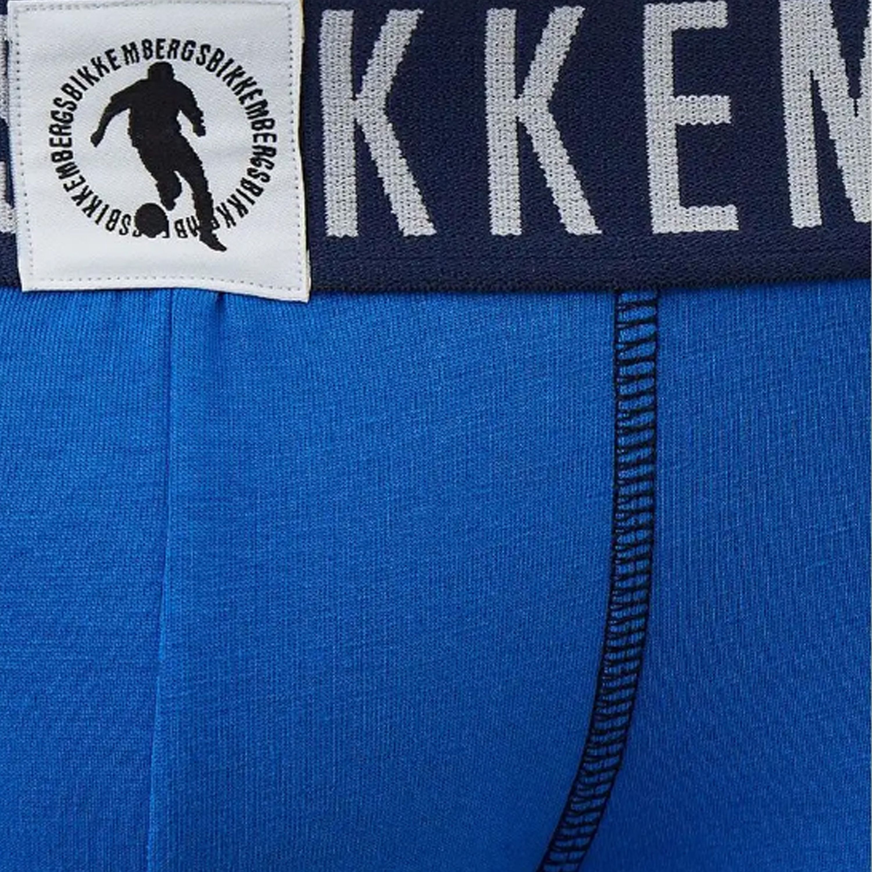Мужские трусы хипсы набор 2 в 1 синие  Bikkembergs BKK1UTR06BI0054 фото 3